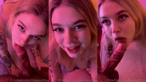 Mavpochka Shows Sloppy Blowjob In POV