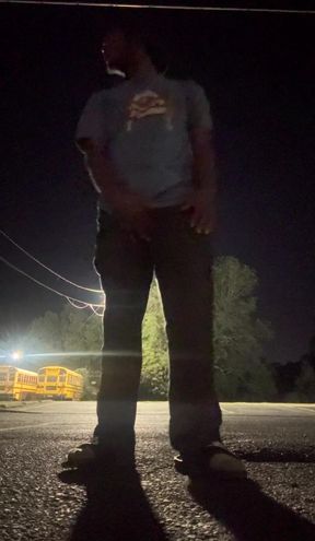 Just Got Off Work And Decided To Take A Walk Cause I Got Bored And Started Ripping My Pants In Half To Show Off My Dick&amp;Ass