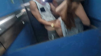 WE FUCKED IN A PUBLIC ELEVATOR!!!