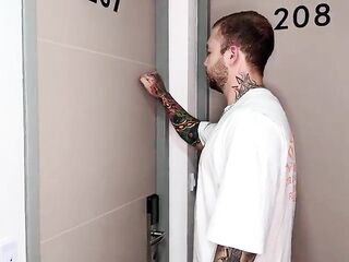 Hot phone call with my neighbor ends in rough ardent sex (Part I) - Bucarasex