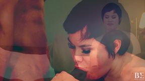 interracial creampie featuring tegan trex will tile blush erotica