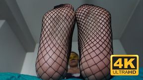 Camila Hot Fishnets stockings - 4K