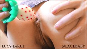White Strawberry Butt Plug Test