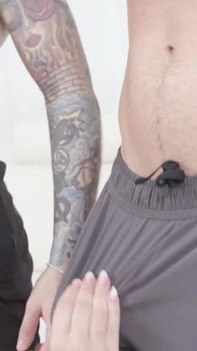 Madison Blaze Oils Adonis Breeds, Kai Jaxon in Hot Threesome