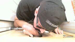 ”Sucking Off Big Cock Banker”