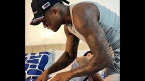 Acordando o enteado na pica