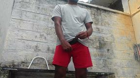 Xhard - Young Big Stepdaddy Outdoor Bathroom