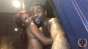 mini stallion & rome major fuck as they take the hottest shower!