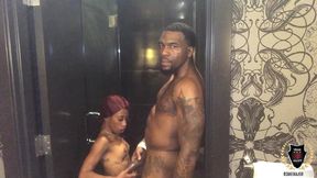 mini stallion & rome major fuck as they take the hottest shower!