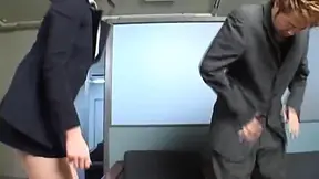 Hot Asian Secretary Temptingly Blows Her Boss’s Hard Cock Before Work