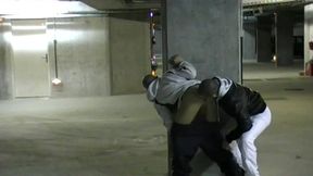 fucked by a straight scally boy in public parking
