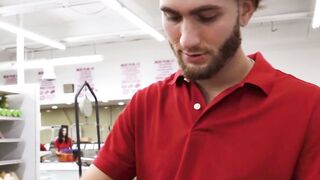 LOADING BAY LEWDNESS Colleague Finger Fucks  Bangs Busty Aubry Babcocks Shaved Pussy at Warehouse