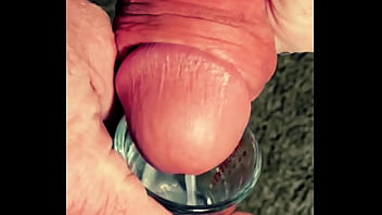 Swallowing My Own Cum From A Shot glass. My Pumped Cock Cums Twice Fleshlightman1000