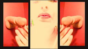 your step mom punishes you for looking at porn spitting and cock slapping no talking