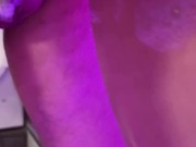 Bull fucks hotwife slapping her pussy with big balls full of sperm. Full on OF|Wonderlandpassion
