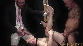 Master Dixon, The Boy Danny And Master Charger In Hottest Sex Clip Gay Creampie Unbelievable Unique