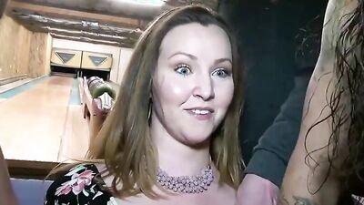 Blonde Mature Big Butt Caught Cheating & Taking on Multiple Cocks in a Wild Asian Mature Gangbang