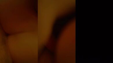 Pounding her doggy style to orgasm and finish in her tight ass