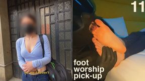 Hot Latvian Girl Is Picked Up Right After Leaving a Friend's House To Have Her Feet Licked & Toes Sucked To Perfection - Foot Worship Pick Up 11