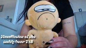 Humiliation of the teddy bear 715