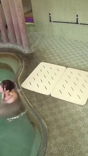 Aphrodisiac Hot Spring Water Heats the Body Until Restraint Completely Falls Apart Part 3