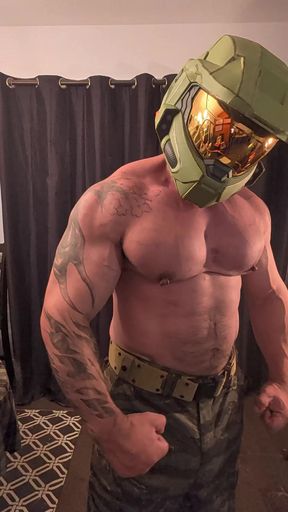 Master Chief Flexing