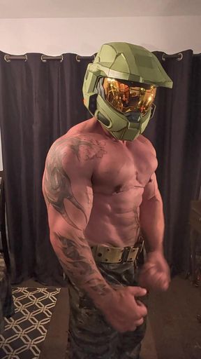 Master Chief Flexing