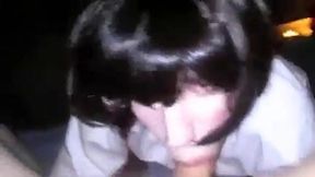 Old Man Receives Blowjob from Crossdresser
