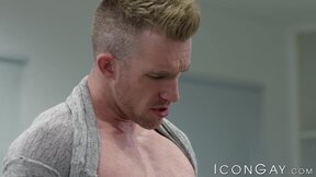 Nick Fitt loves getting his ass rammed by Aaron Bloncos dick