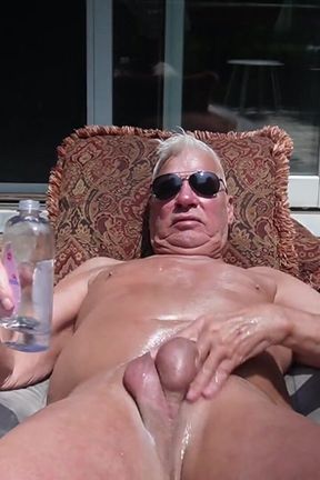 Gay Suntan Outside