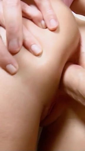 Slim blonde Teen with small Tits seduce to hard and Deep Anal Sex by long Cock Boy   Clip 1