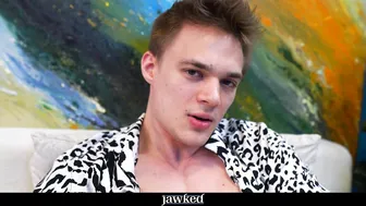 Russian Muscle Hunk Tim Deen Jerks His Thick Uncut Cock