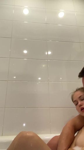 I AM ON ONE WITH MY STEPDAUGHTER IN THE BATHROOM   Clip 1