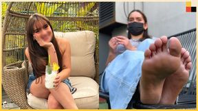 Regina - 19 Years Old - Latina Foot Modeling - Girl Next Door Feet - Amateur Feet - Real Life Foot Fetish copy