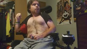 Kevy 69's sexy wheelchair man climax for you