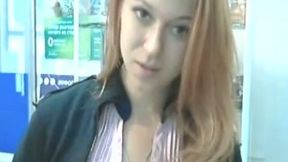 Seductive secretary masturbates with big dildo in the office