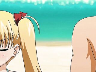 A Hotty with Large Tits Likes Having Sex on the Beach on a Sunny Day