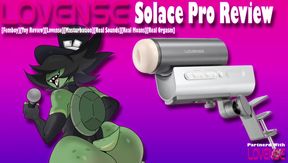 Femboy Turtle Chokes Lovense Solace Pro Gushes Cum Wreckage