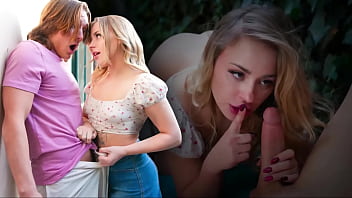 Petite teen Anna Claire Clouds gets a hardcore POV blowjob