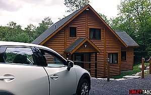 Teens in an isolated cabin stalked by a mysterious man