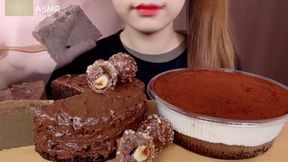 Asian Princess Yani ASMR Chocolate Feast Pt 1 Milk Chocolate LOVERS Food Porn Fetish Chewing Licks Noisy Swallowing Close-Up No Talking tight Red Lips