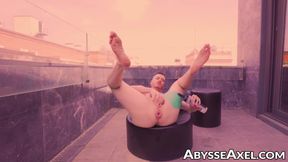 Hardcore ass hole fist fucking and rubbing rosebuds by hottie Axel Abysse