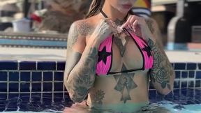 Lazy by the pool