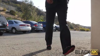 BLACK4K. Spectacular interracial porn of petite cutie and black man