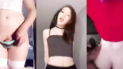 Compilation of petite and skinny babes teasing with their tight bodies