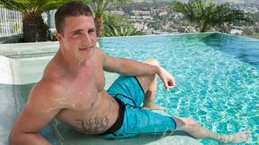 Tattooed Hottie Abraham Cums Hard on the Couch - Sean Cody Exclusive