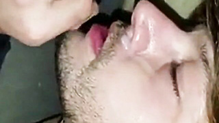 Bareback Amateur Takes Big Cock Bareback and Swallows