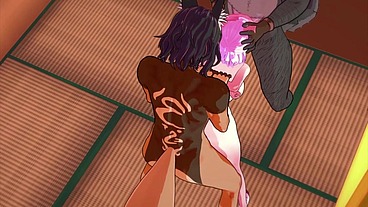 Furry Yiff Hentai - A Kitty is Fucked by a and Wolf - Manga anime Game Japanese asian porn