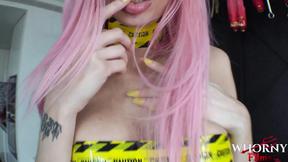 Skinny Big Boobs Whore in Yoga Pants Loves a Huge Cock in her Tight Ass Hardcore Ass Pumping