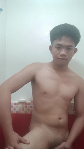 Young Pinoy Boy Jerking off hot boy